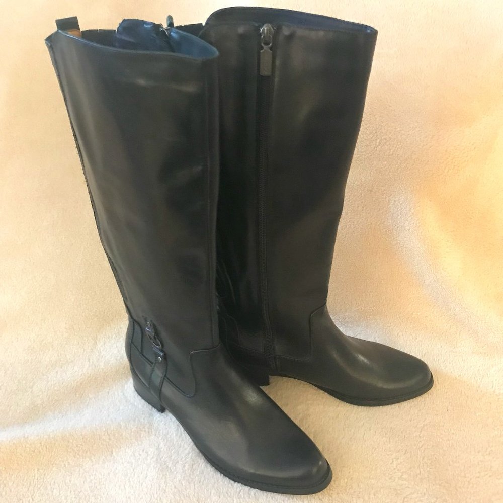 BLONDO AQUAPROTECT Women's Leather SIZE 8M BOOTS in color Black